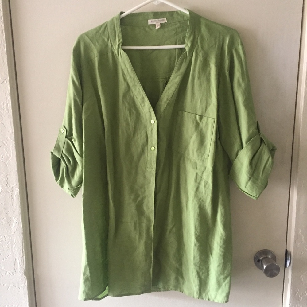 Eileen Fisher Linen Tunic Plus Size